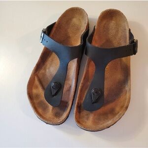 Birkenstock Gizeh Black Size 6/37 women